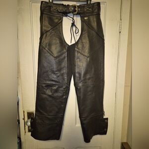 Like New Harley Davidson Womens Large Leather Chaps